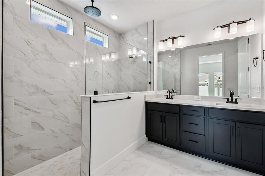 Furnished interior view inside a new home in The Peninsula at Rhodine Lake, Riverview (Image 8).