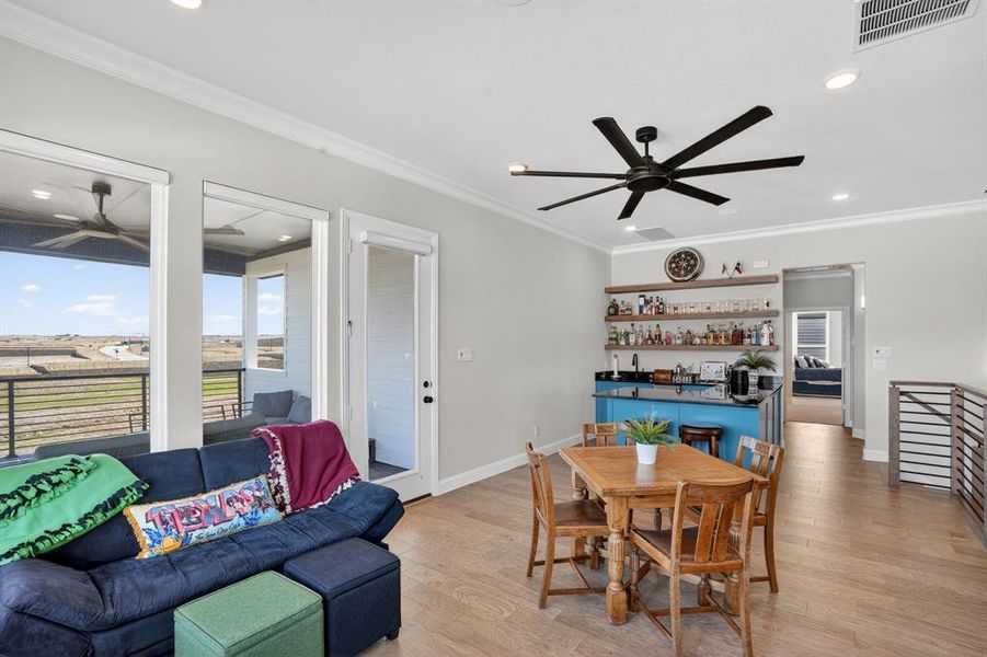 Furnished interior view inside a new home in , Fort Worth (Image 37).