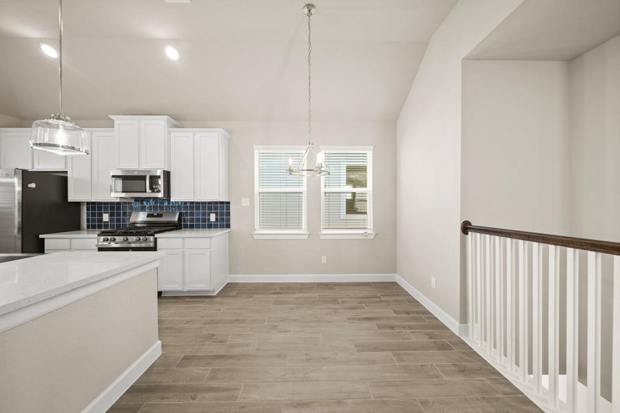 Sun-lit dining area Sun-lit dining area