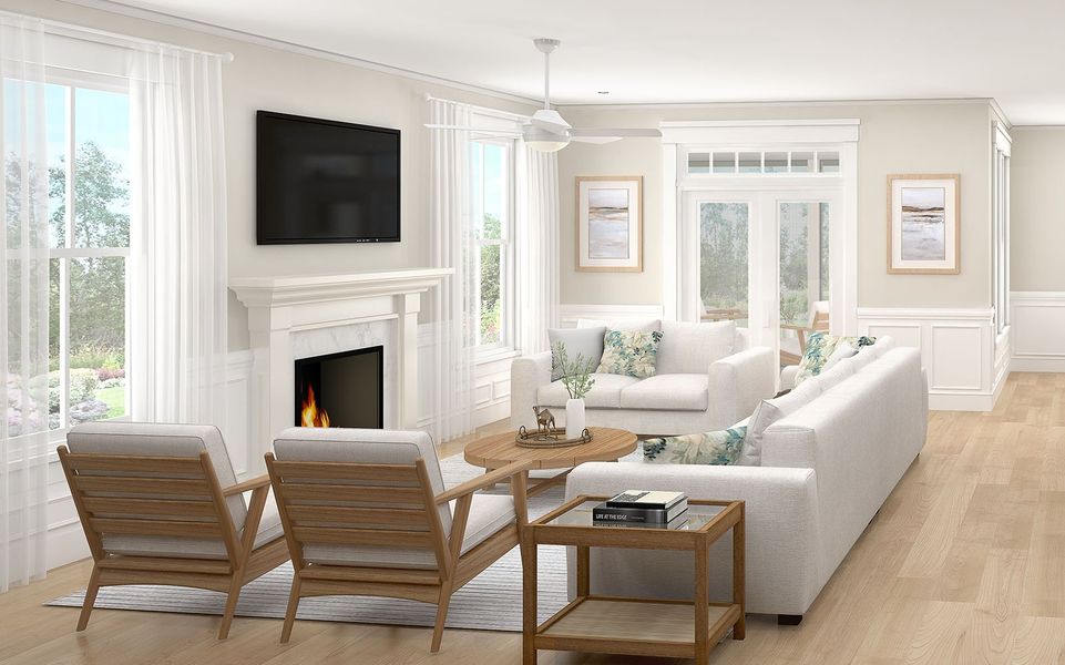 Representative furnished interior of a home built from the Reid by Brookfield Residential in Nexton, Summerville (Image 4). Representative furnished interior of a home built from the Reid by Brookfield Residential in Nexton, Summerville (Image 4).