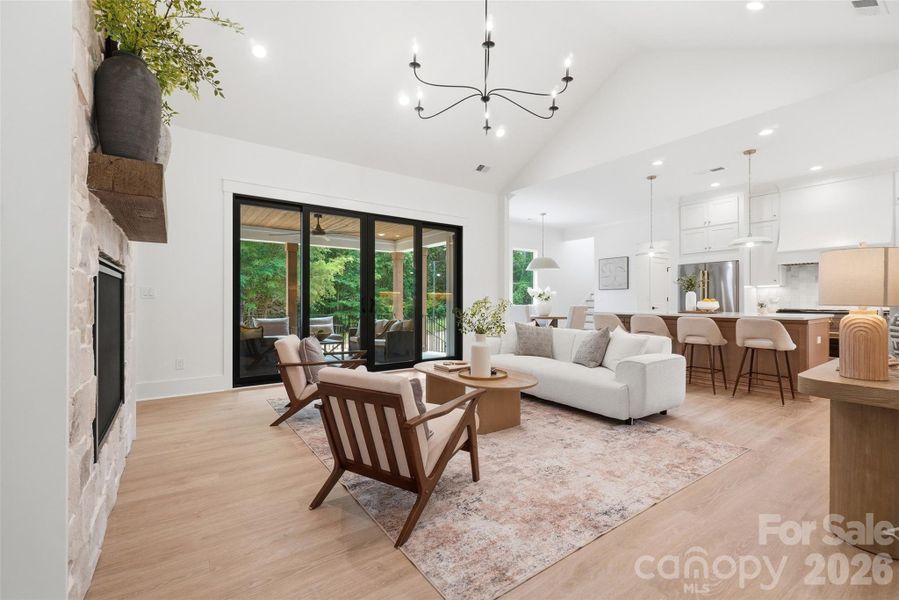 Furnished interior view inside a new home in , Rock Hill (Image 4).