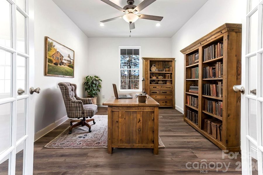 Office/Den - Virtually Staged Office/Den - Virtually Staged