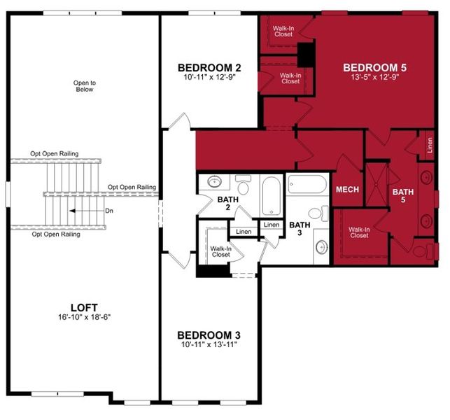 2D floor plan layout of this home in Northbrook, Murrells Inlet, SC (Image 3). 2D floor plan layout of this home in Northbrook, Murrells Inlet, SC (Image 3).