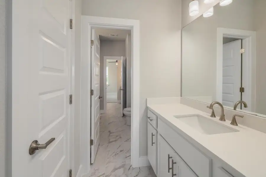 Furnished interior view inside a new home in Santa Rita Ranch, Liberty Hill (Image 8).