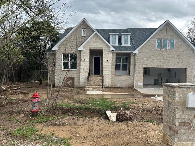 In-progress construction of a new home in , Flower Mound, TX (Image 5).