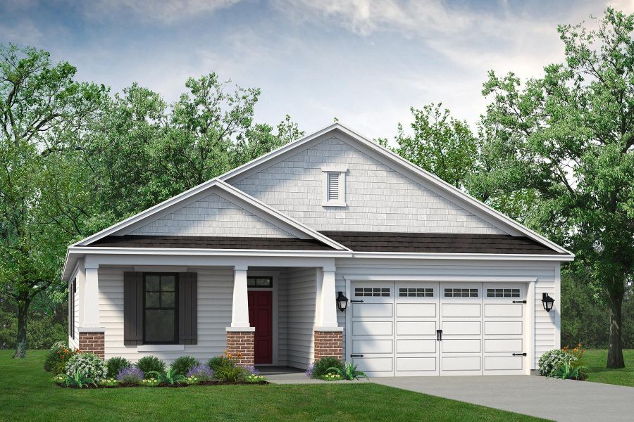 Representative exterior photo of a completed home built from the The Redbud by Chesapeake Homes in Coastal Club of the Carolinas, Calabash, NC (Image 25). Representative exterior photo of a completed home built from the The Redbud by Chesapeake Homes in Coastal Club of the Carolinas, Calabash, NC (Image 25).