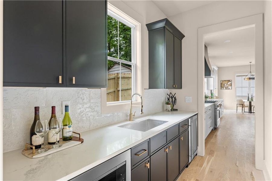 Furnished interior view inside a new home in , Atlanta (Image 11).