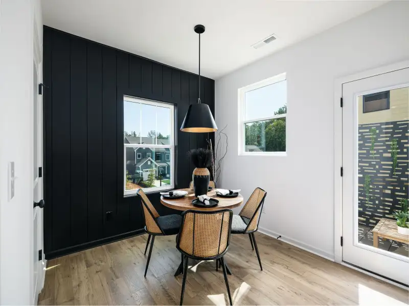 Furnished interior view inside a new home in Dukes Ridge, Charlotte (Image 7).
