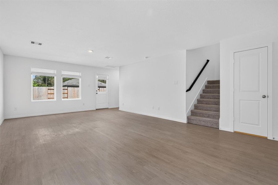 Lots of natural light.