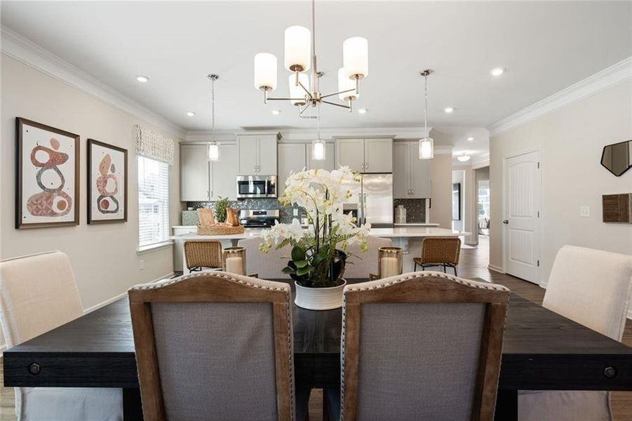 Furnished interior view inside a new home in Evergreen at Lakeside, Temple (Image 14).