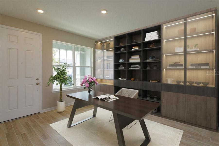 Furnished interior view inside a new home in Serenade at Ovation, Winter Garden (Image 10).