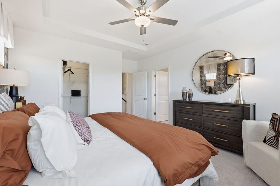 Furnished interior view inside a new home in Terraces at the Exchange, Indian Land (Image 14).