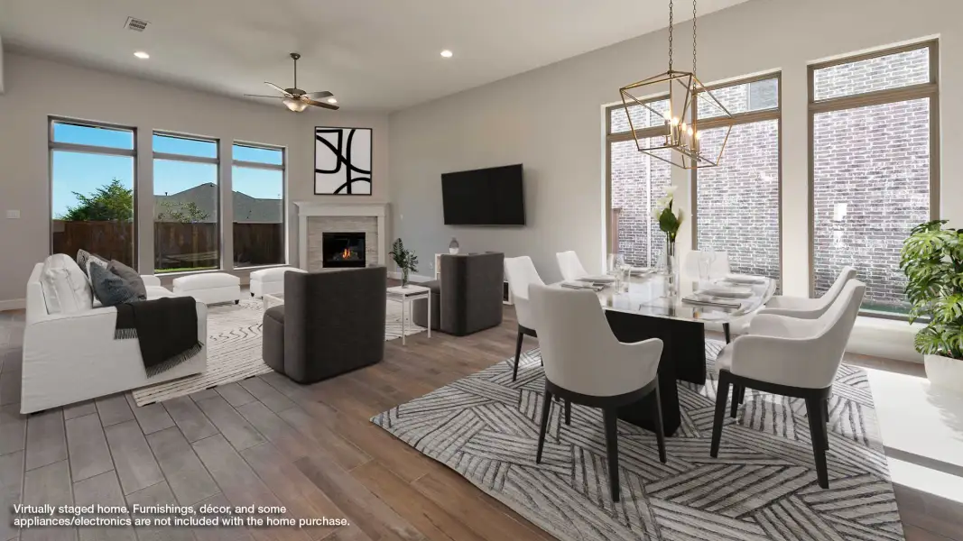 Furnished interior view inside a new home in Ramble, Celina (Image 7).