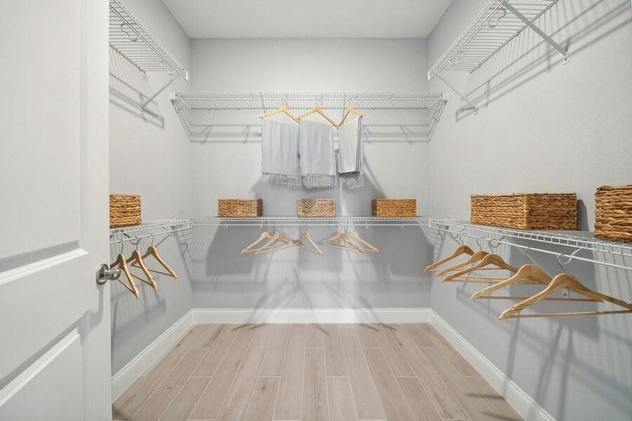 Primary Suite Walk in Closet