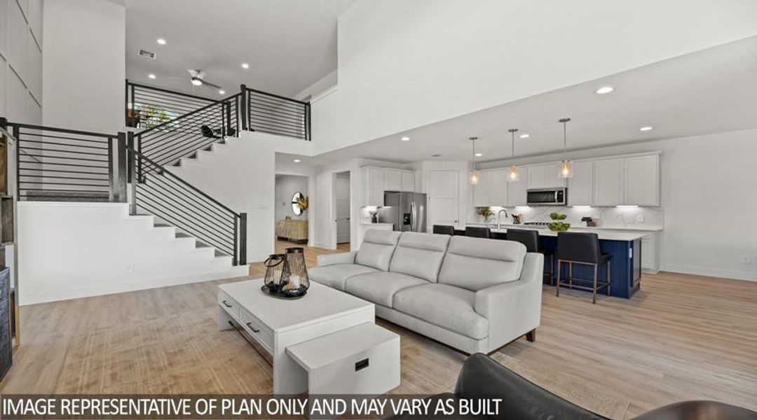 Furnished interior view inside a new home in River Ranch Estates, Dayton (Image 24).