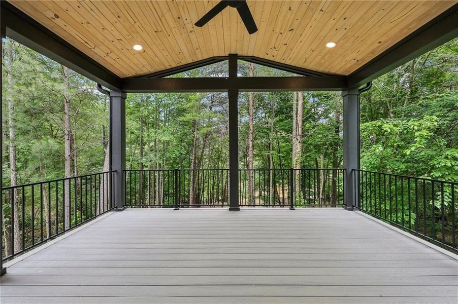 Exterior details and patio area of a home in , Cumming (Image 43).