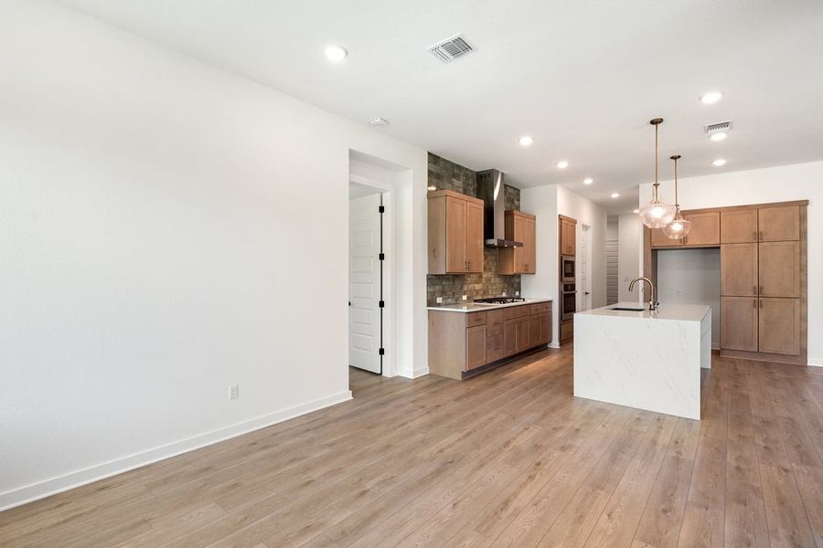 Furnished interior view inside a new home in Capitol Collection at Lariat, Liberty Hill (Image 14).