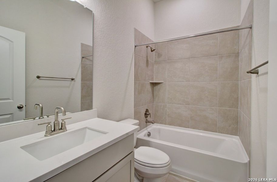 Furnished interior view inside a new home in Veramendi, New Braunfels (Image 11).