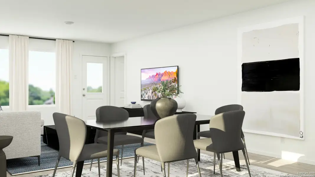 Furnished interior view inside a new home in Stone Garden, Elmendorf (Image 6).