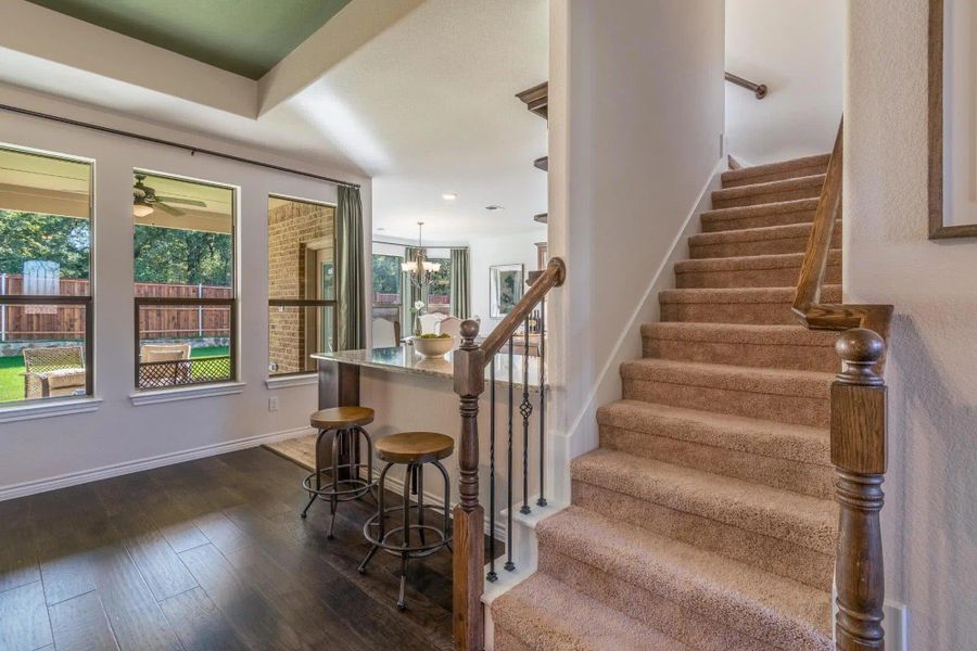 Kitchen | Concept 2379 at Abe's Landing in Granbury, TX by Landsea Homes