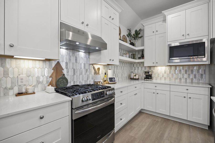 Furnished interior view inside a new home in Sunterra: Avante Collection, Katy (Image 17).