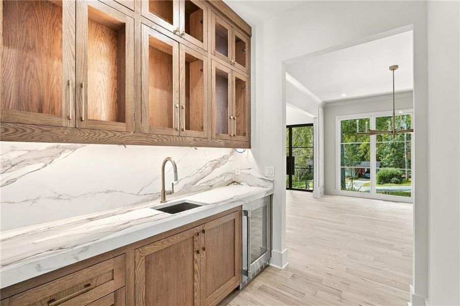 Furnished interior view inside a new home in , Alpharetta (Image 6).