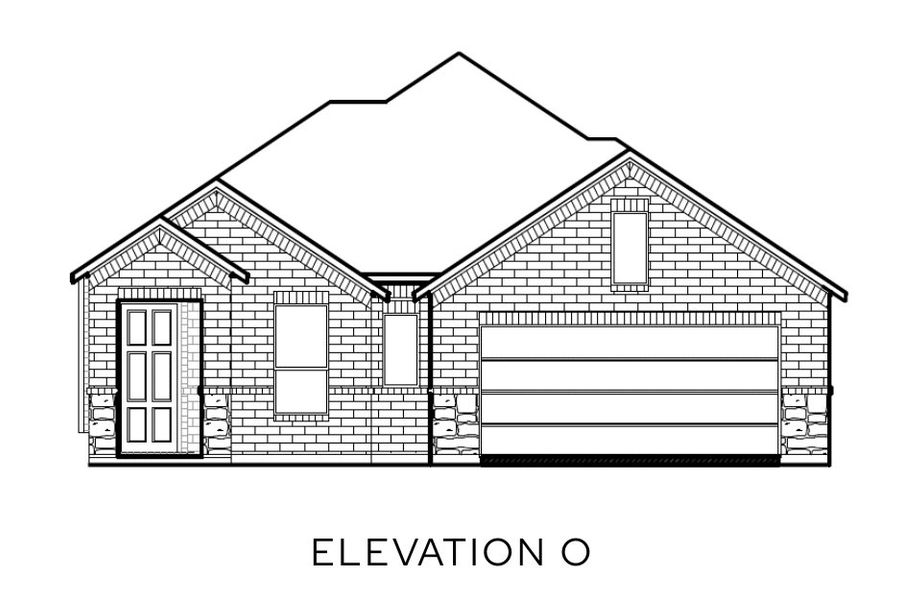 Representative rendering of the exterior for the The Flower by Lillian Custom Homes (Image 2).