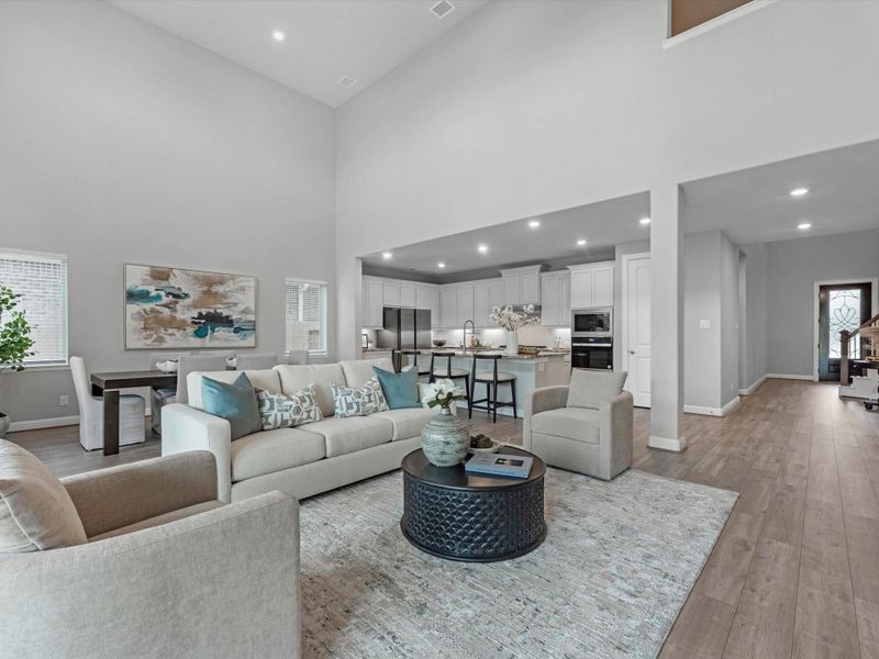 Furnished interior view inside a new home in , Humble (Image 4). Furnished interior view inside a new home in , Humble (Image 4).