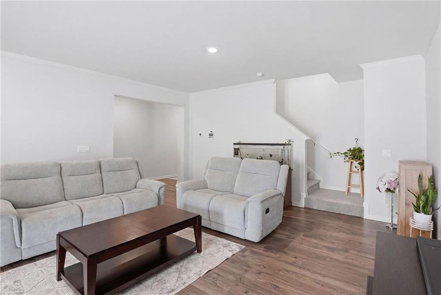 Furnished interior view inside a new home in , Buford (Image 19).