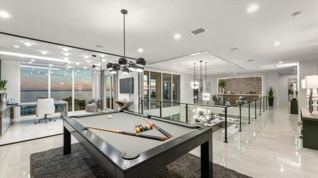 Furnished interior view inside a new home in Legends Bay, Bradenton (Image 66).