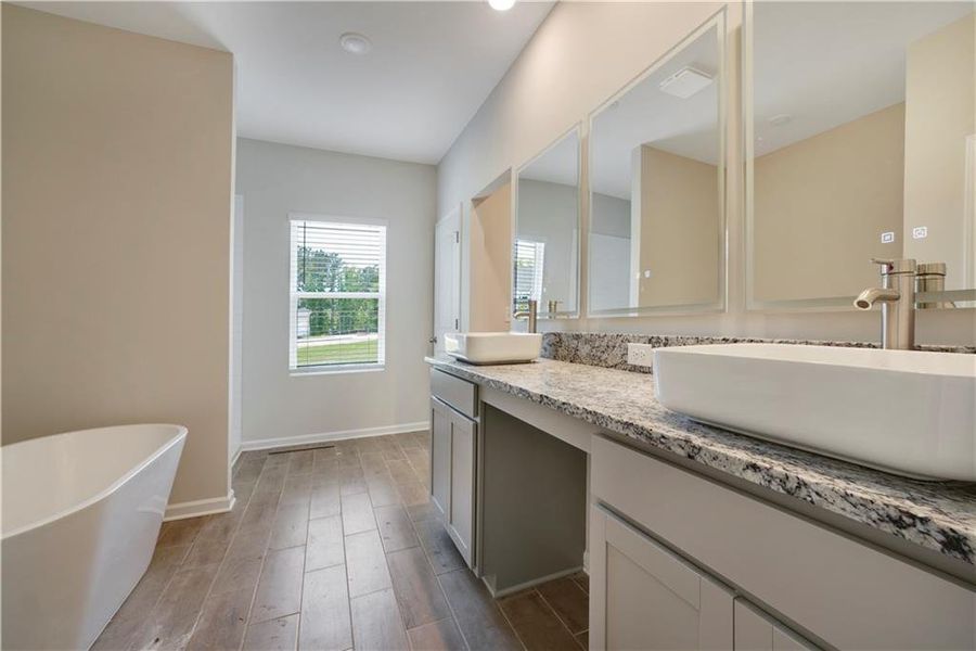 Furnished interior view inside a new home in Fern Dale, Fairburn (Image 8).