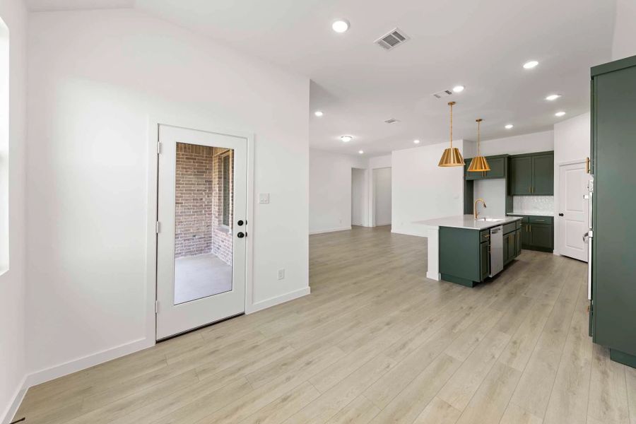 Open Kitchen-Living-Dining Room Open Kitchen-Living-Dining Room