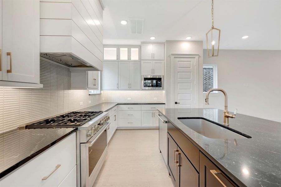 Furnished interior view inside a new home in Easthaven at Bridgeland Central - Vision Collection, Cypress (Image 4).