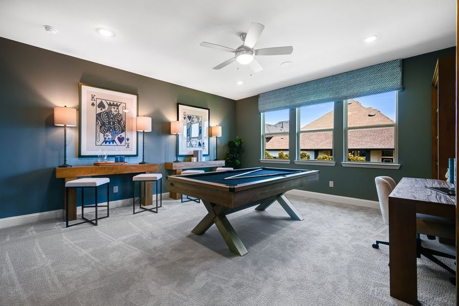 Furnished interior view inside a new home in The Ridge at Northlake, Northlake (Image 14).