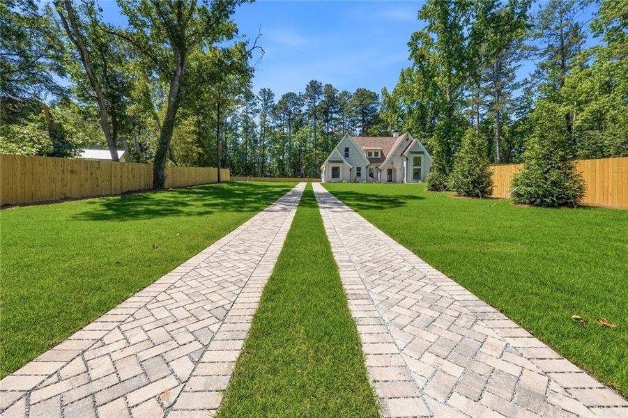 Front exterior of a new home in , Powder Springs, GA, highlighting curb appeal (Image 30).