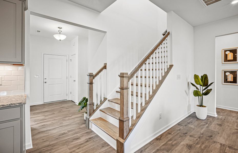 Furnished interior view inside a new home in Parkside Crossing, Charlotte (Image 37).