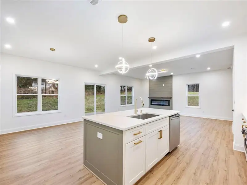Furnished interior view inside a new home in , Conyers (Image 5).