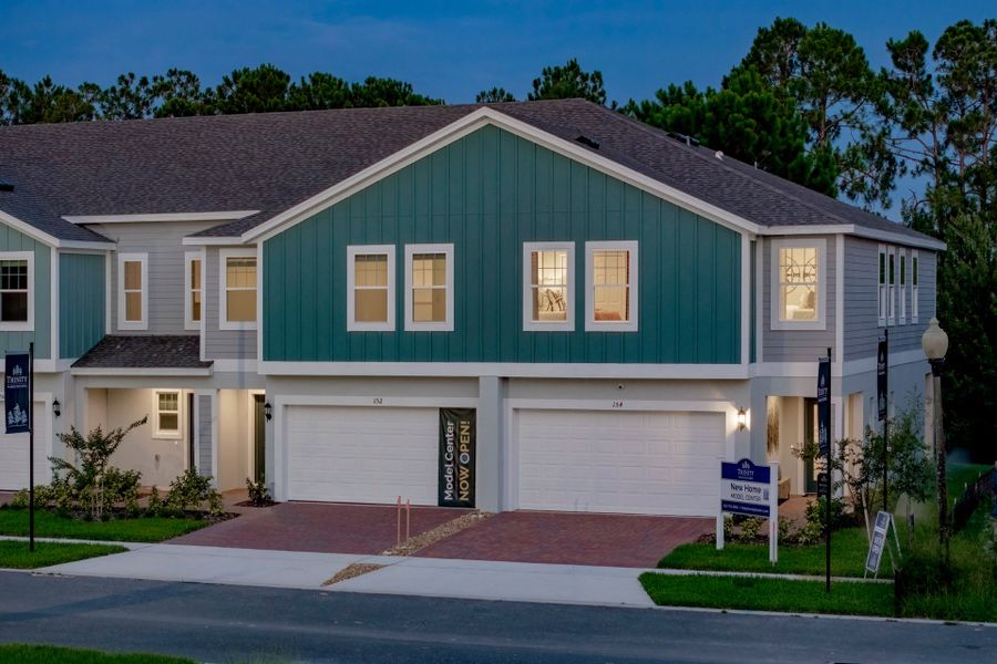 Mustang end unit at Blue Springs Reserve by Trinity Family Builders Mustang end unit at Blue Springs Reserve by Trinity Family Builders