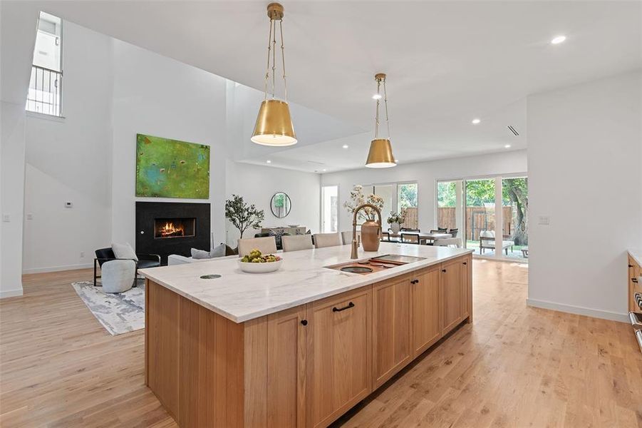 Furnished interior view inside a new home in , Dallas (Image 14).