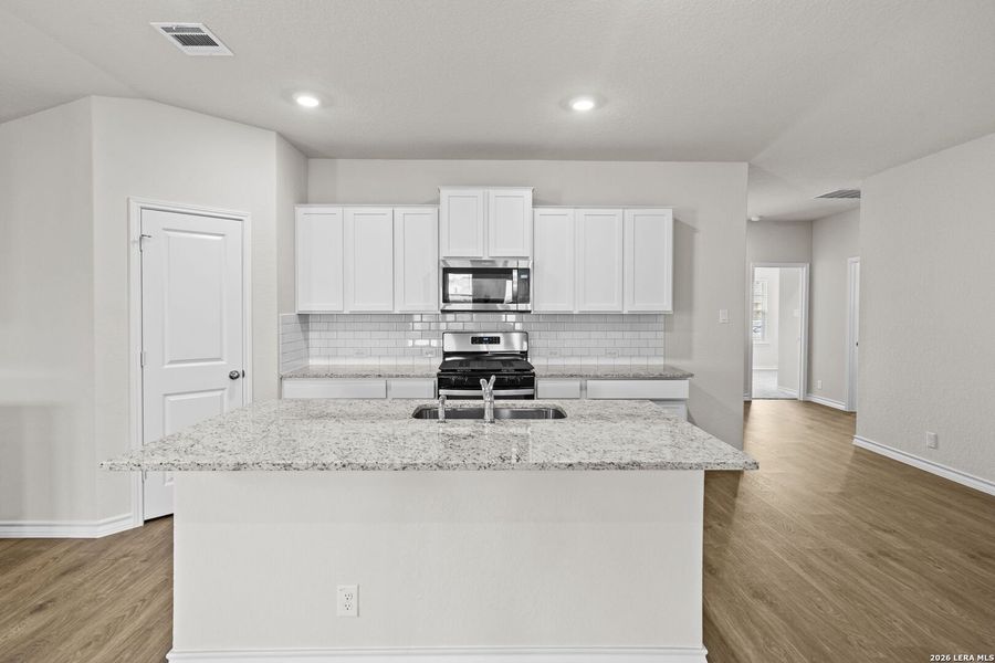 Furnished interior view inside a new home in Brookstone Creek, San Antonio (Image 9).