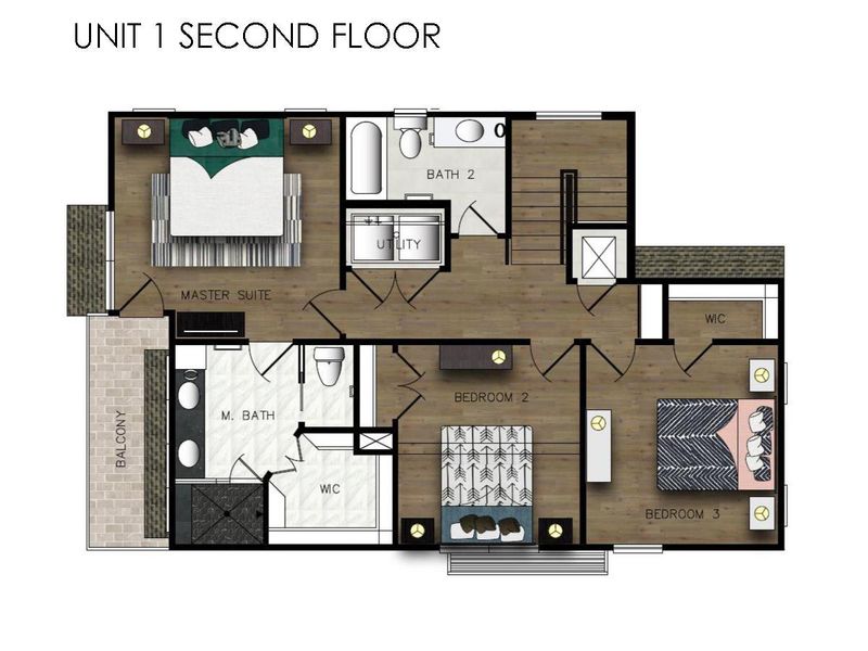 2D floor plan layout of this home in , Austin, TX (Image 5).