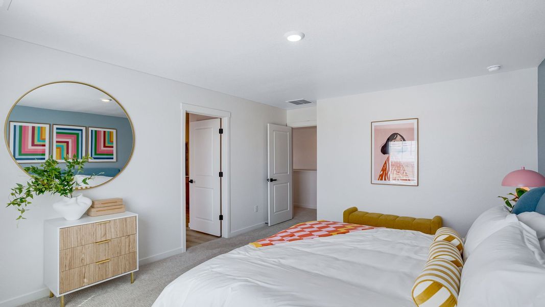 Furnished interior view inside a new home in Granary, Johnstown (Image 25).