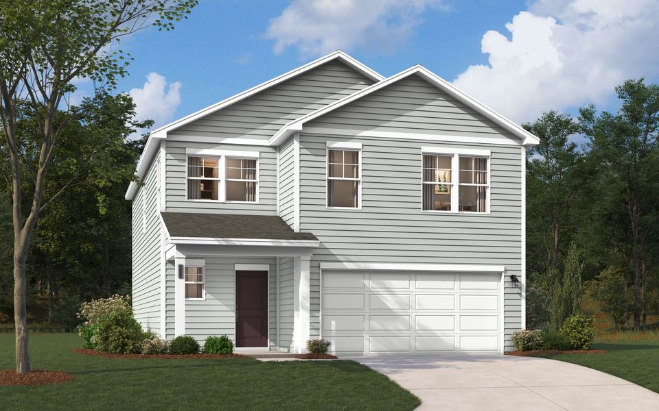 Representative exterior photo of a completed home built from the Frazier by Stanley Martin Homes in Essence at Bent Creek Village, Thomson, GA (Image 34). Representative exterior photo of a completed home built from the Frazier by Stanley Martin Homes in Essence at Bent Creek Village, Thomson, GA (Image 34).