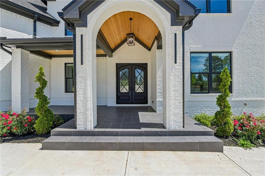 Exterior details and patio area of a home in , Buford (Image 29).