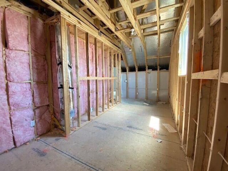 In-progress construction of a new home in Tidewater at Lakes of Cane Bay, Summerville, SC (Image 27).