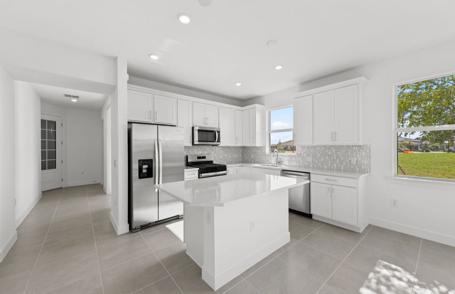 Furnished interior view inside a new home in TerraWalk at Babcock Ranch, Alva (Image 4). Furnished interior view inside a new home in TerraWalk at Babcock Ranch, Alva (Image 4).
