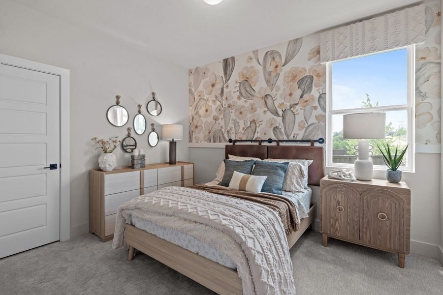 Furnished interior view inside a new home in Prominence, San Antonio (Image 29).