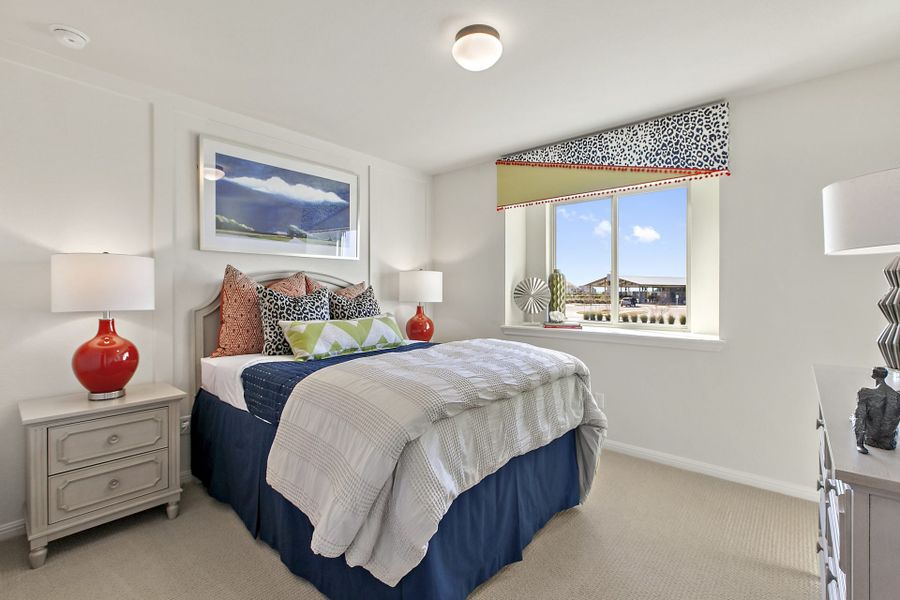 Furnished interior view inside a new home in Crosswinds, Kyle (Image 16).