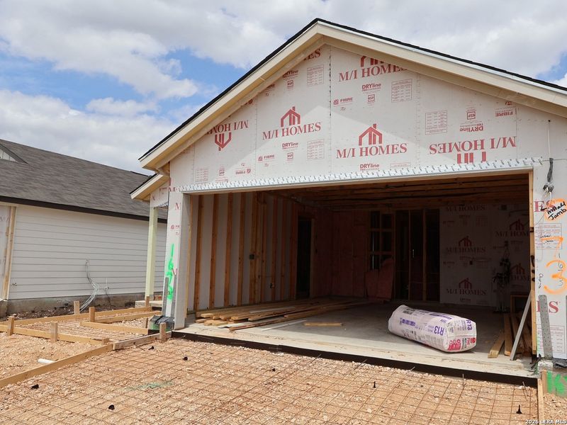 In-progress construction of a new home in Meadows at Clear Springs, New Braunfels, TX (Image 23).