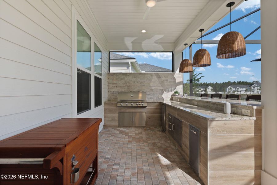 Exterior details and patio area of a home in , St. Augustine (Image 26).